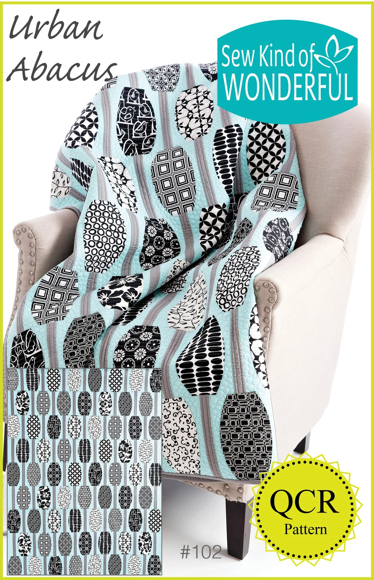 Urban Abacus Paper Pattern: Modern Quilt Design Ideas