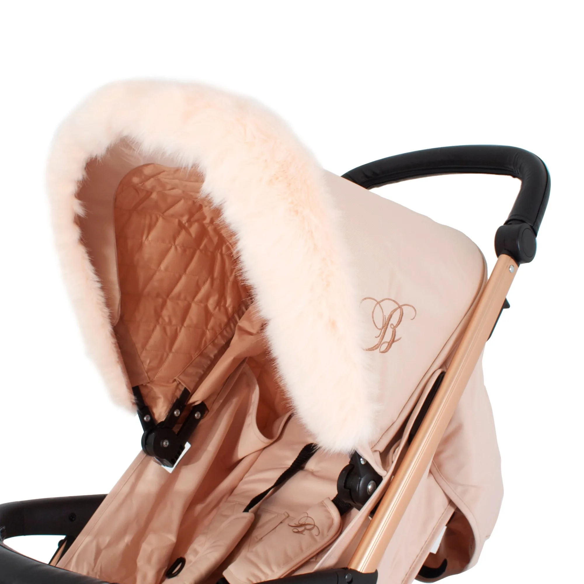 How to Attach a Fur Trim to Your Pushchair Hood