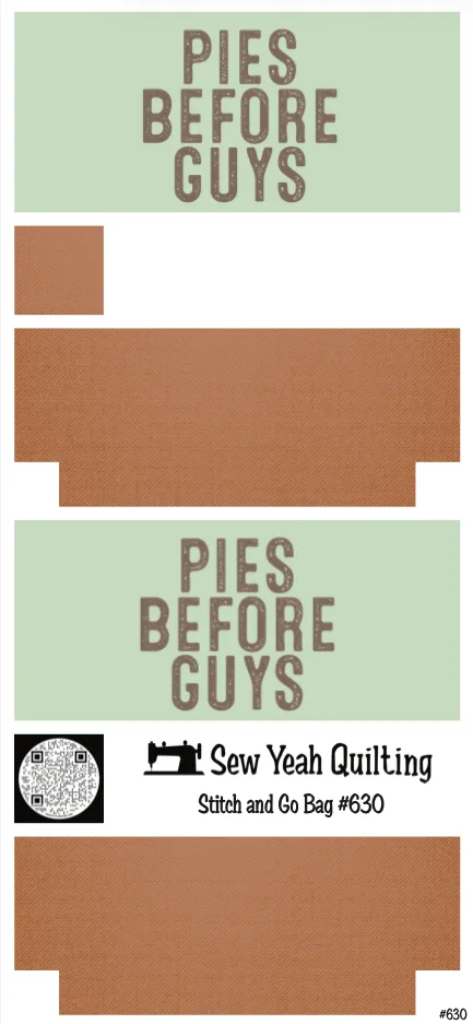 Stitch & Go Bag Kit: How to Sew Pies Before Guys