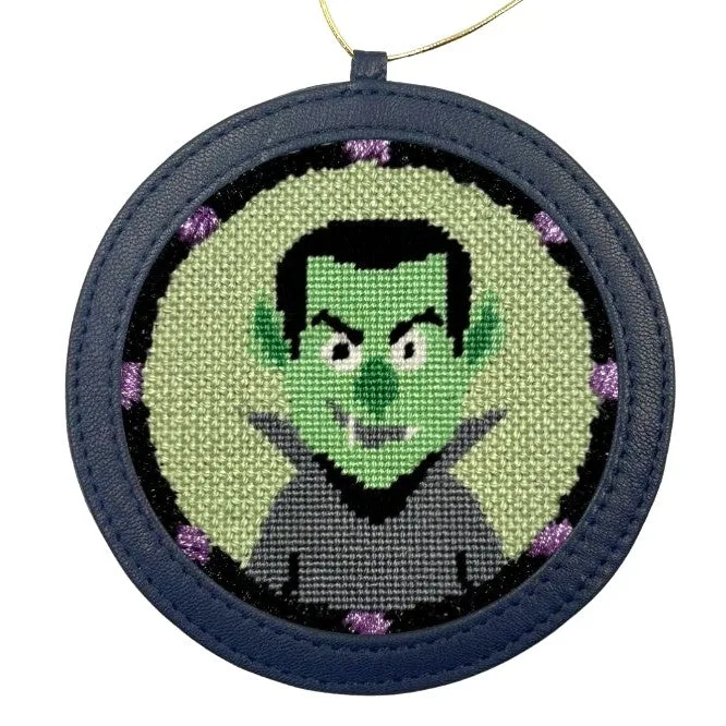 Dracula Portrait Halloween Needlepoint Kit Stitch Guide