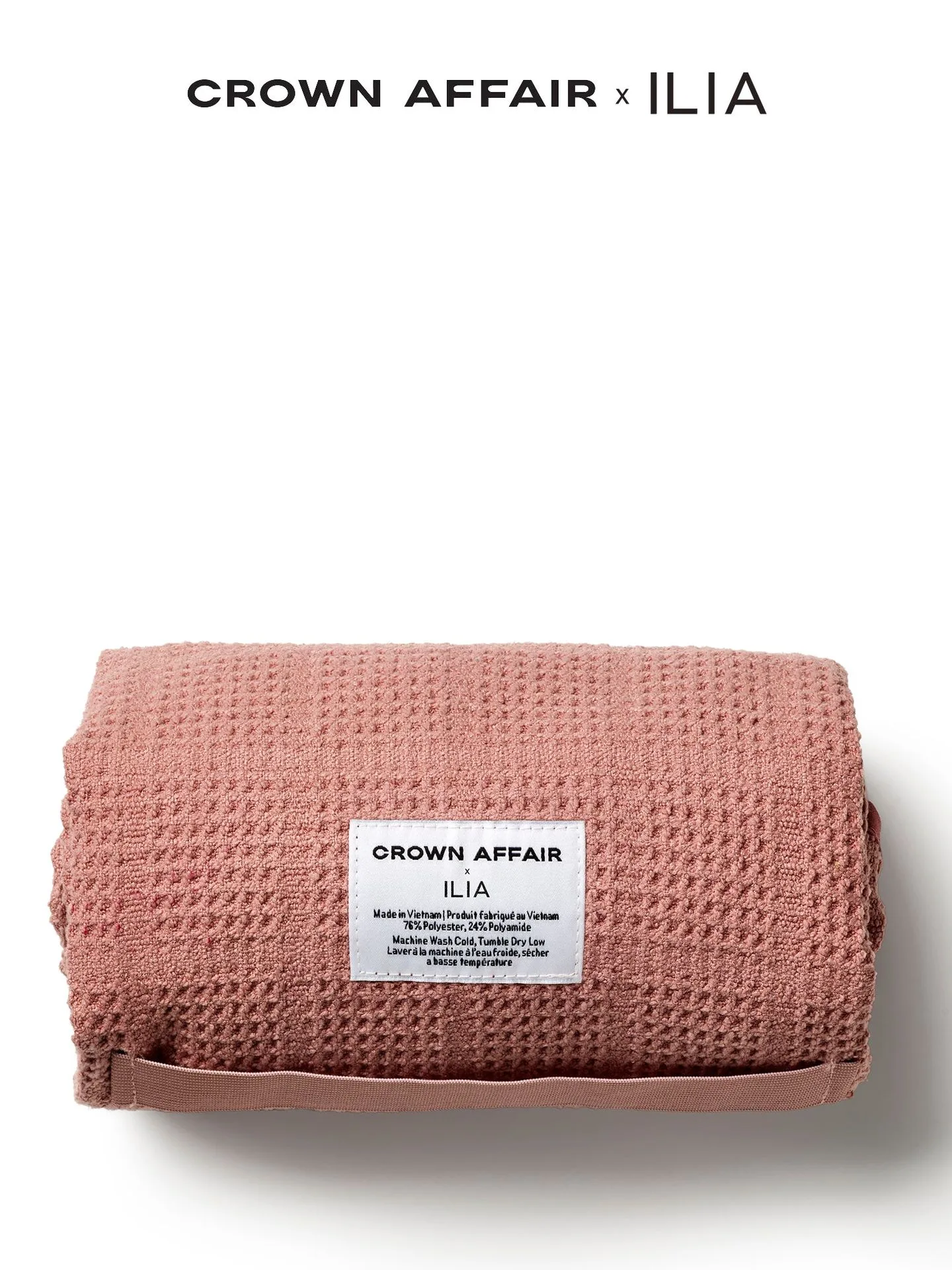 Crown Affair x ILIA—The Pink Towel: How to Use This Hair Tool for Better Styling