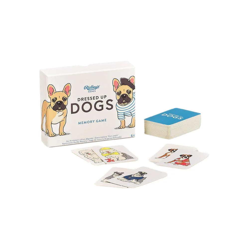 Juego de memoria de perros elegantes