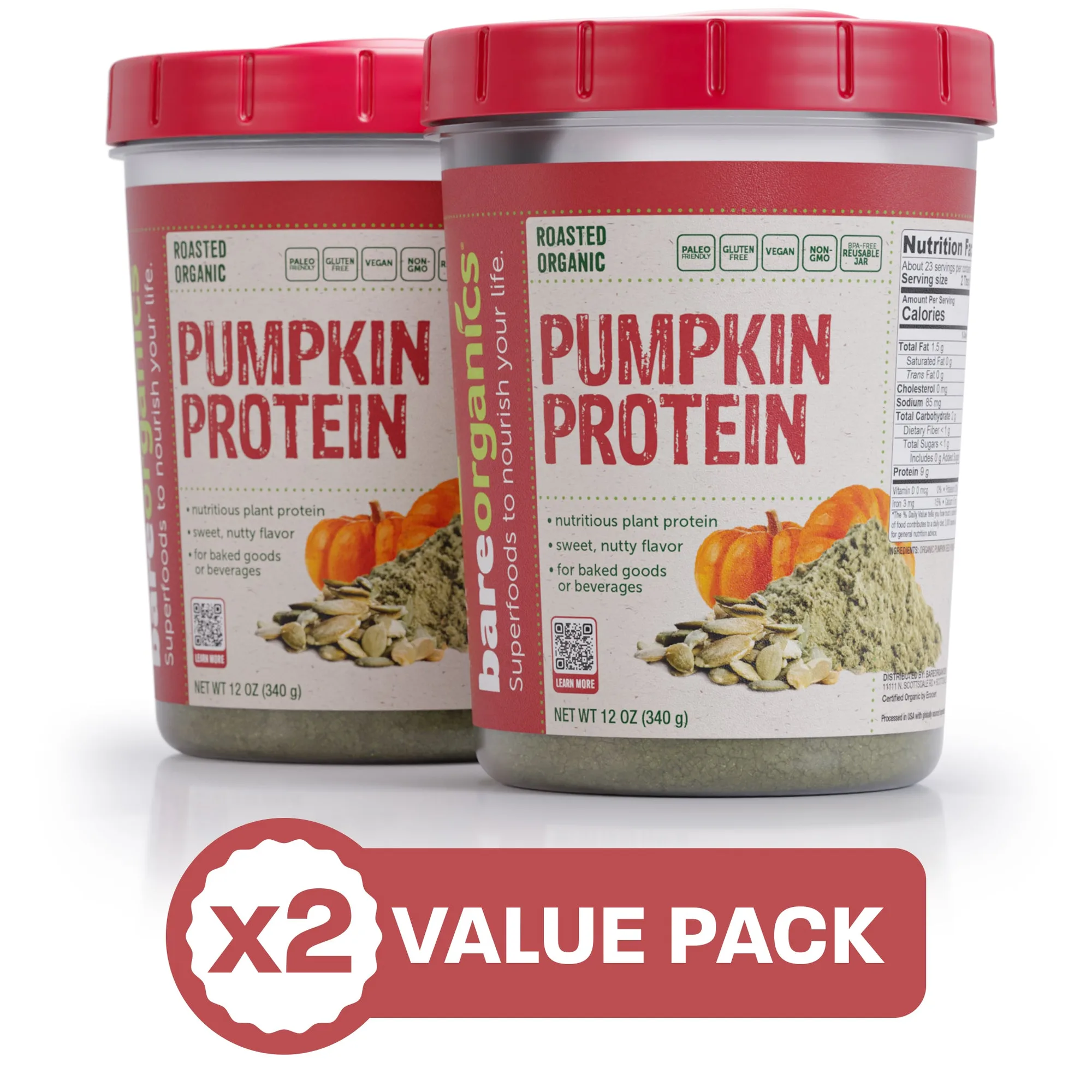 Organic Pumpkin Protein Powder Bundle