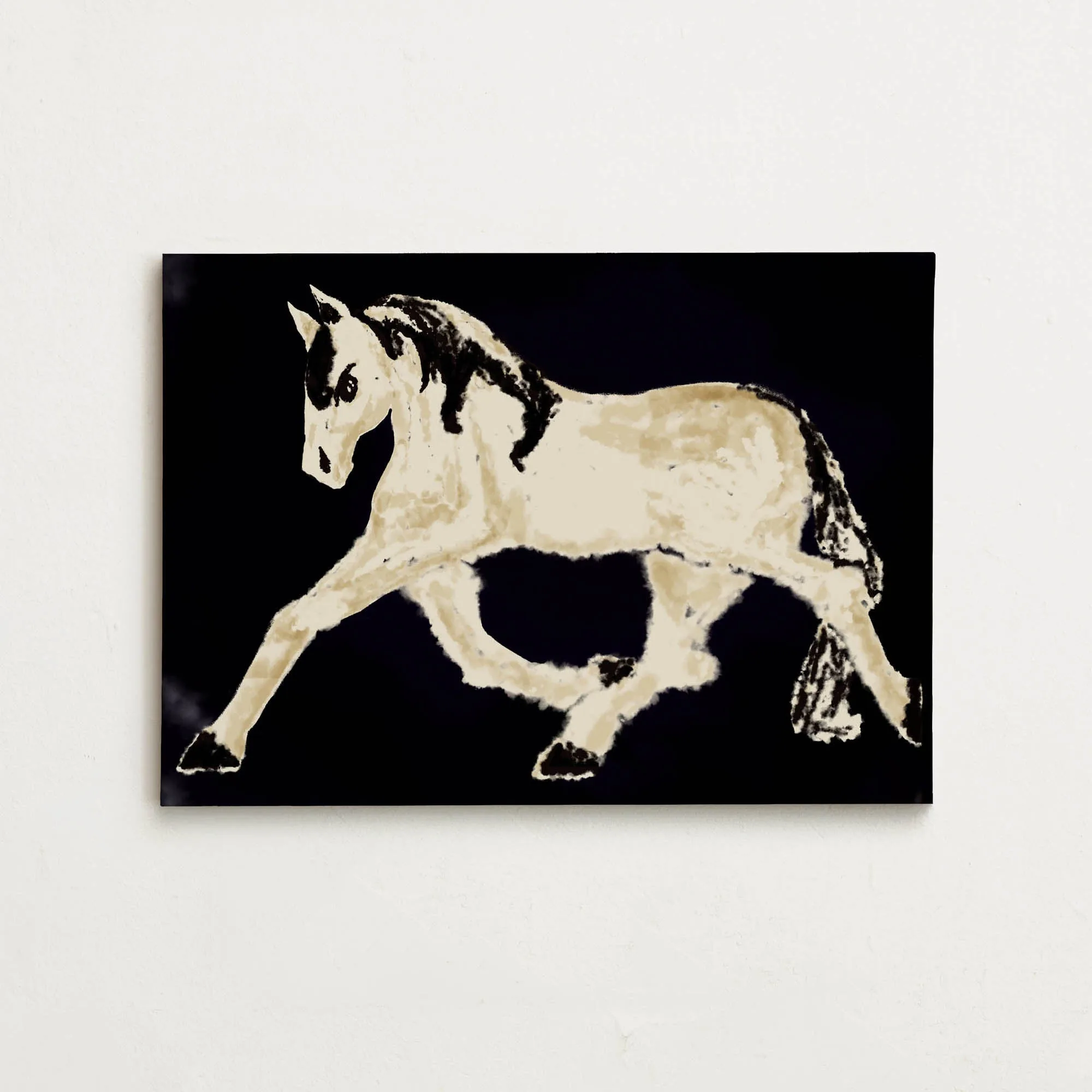 Canvas - Trotting Pony - Night