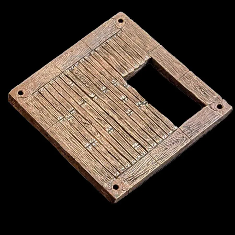 4x4 Wood Stairwell Floor (Unpainted)