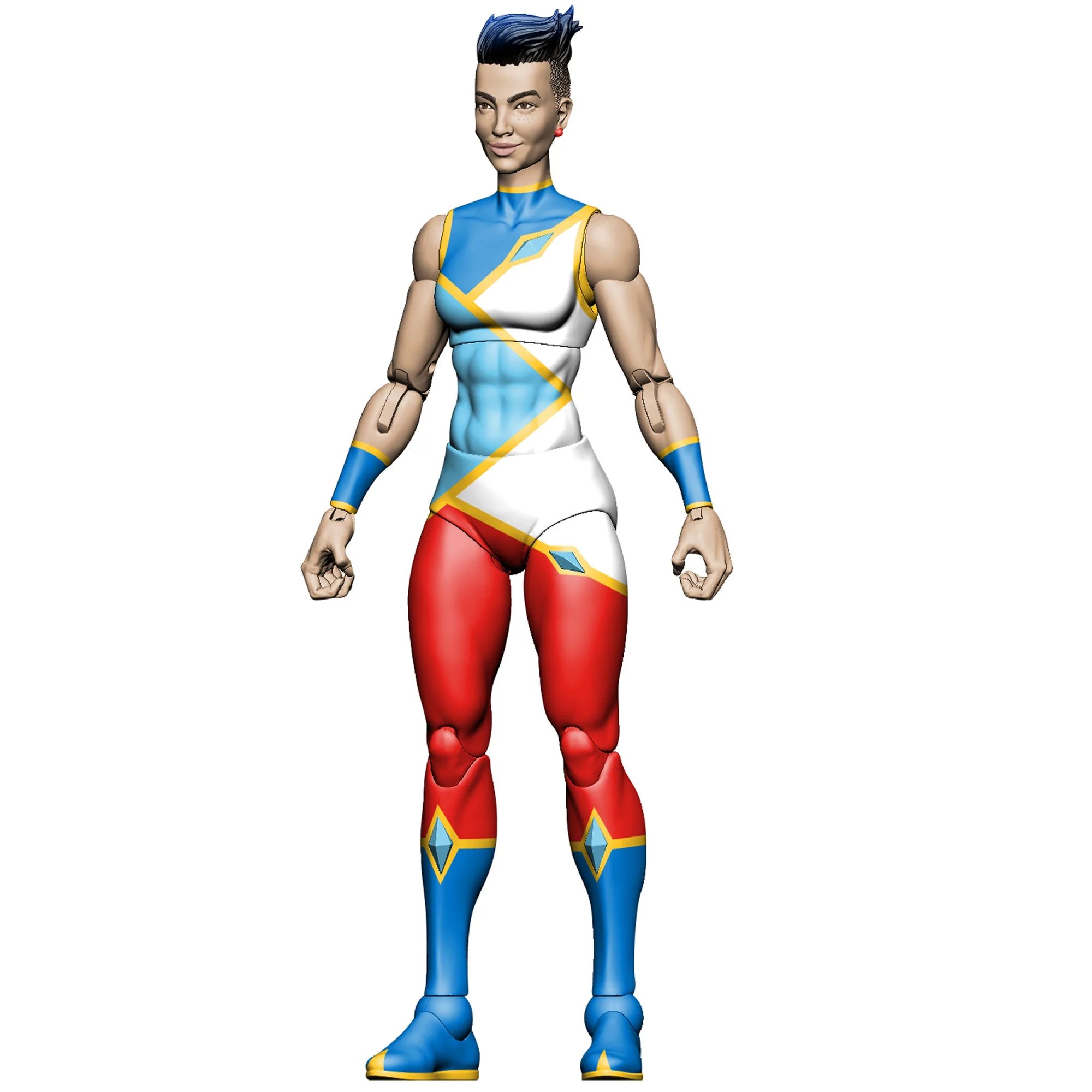 La Borinqueña Action Figure: Luz La Luminosa