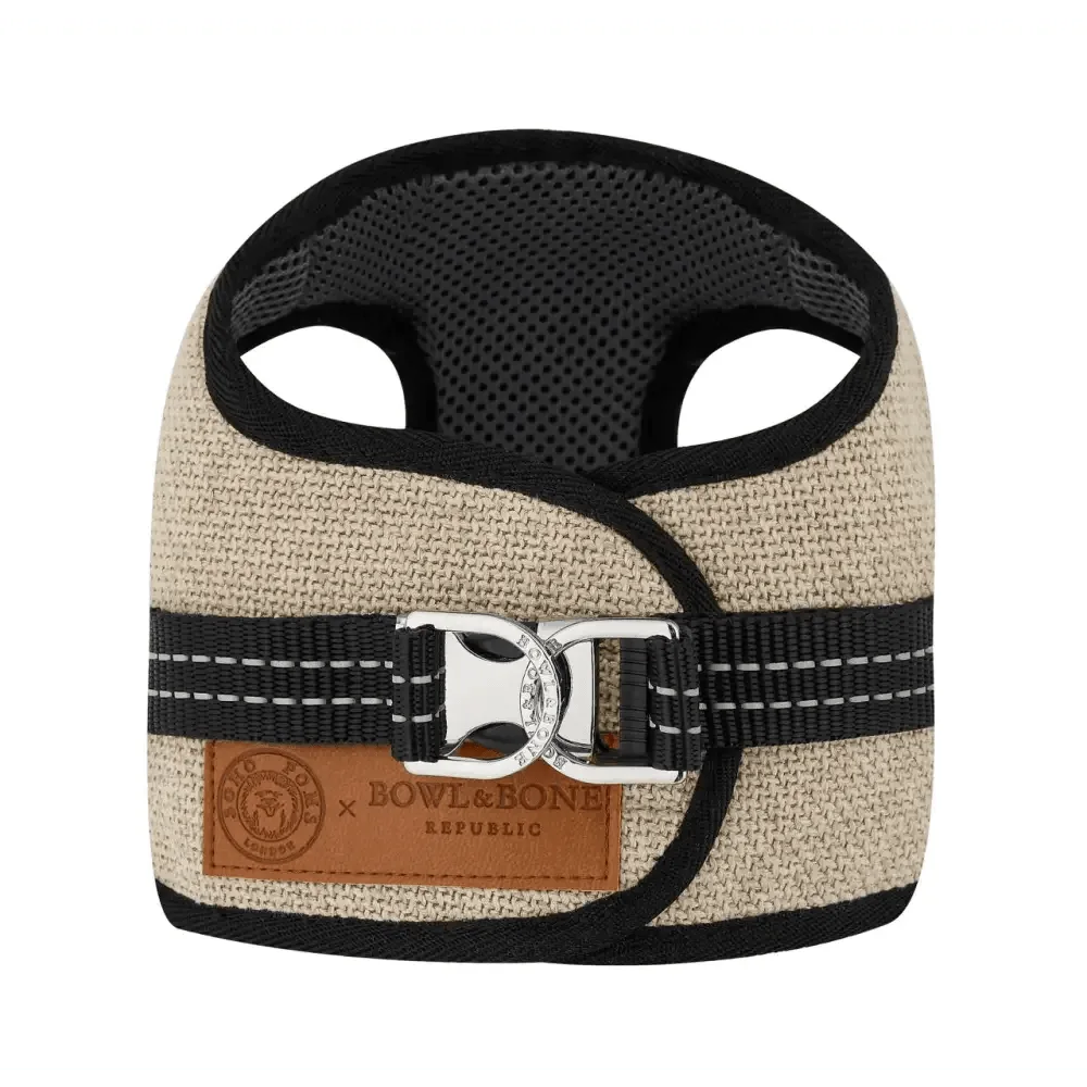 Soho Poms x Bowl & Bone Republic Mayfair Harness - Cream