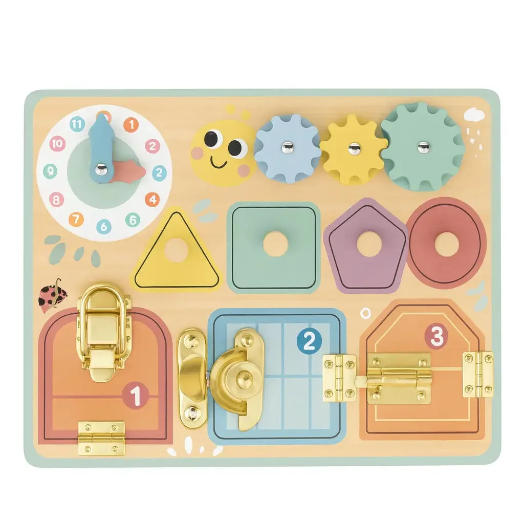 How to Use a Busy Board for Toddler Development