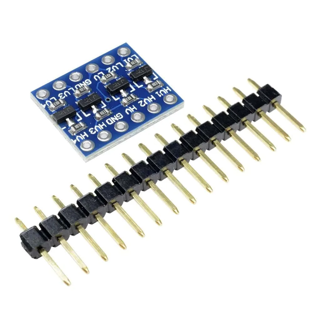 Cómo usar un convertidor de nivel lógico I2C de 4 canales con Arduino