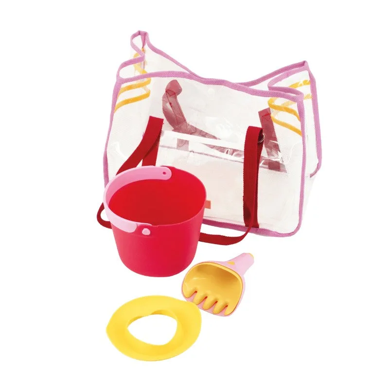 Set de playa Quut – Bucki, Raki y moldeador de arena Magic para niños