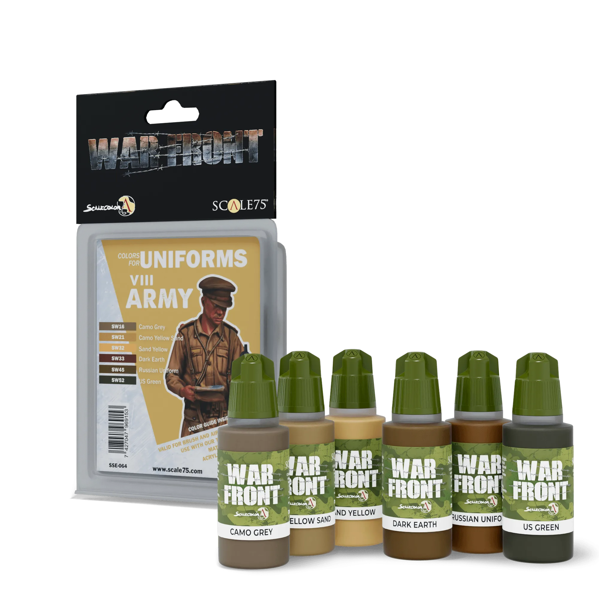 VIII Army Paint Set für historische Miniaturen verwenden