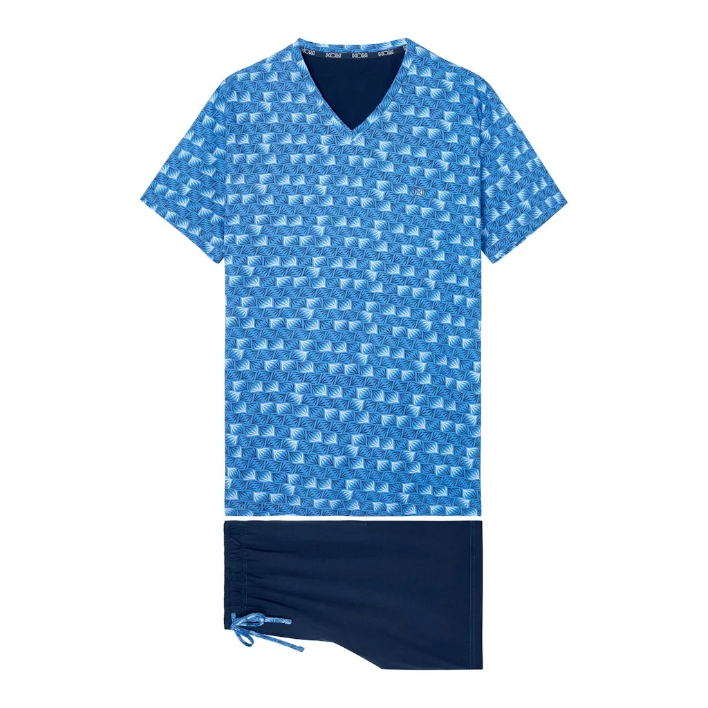 Beachcomber Short Pajama Set | Blue Print 403116-I0BI