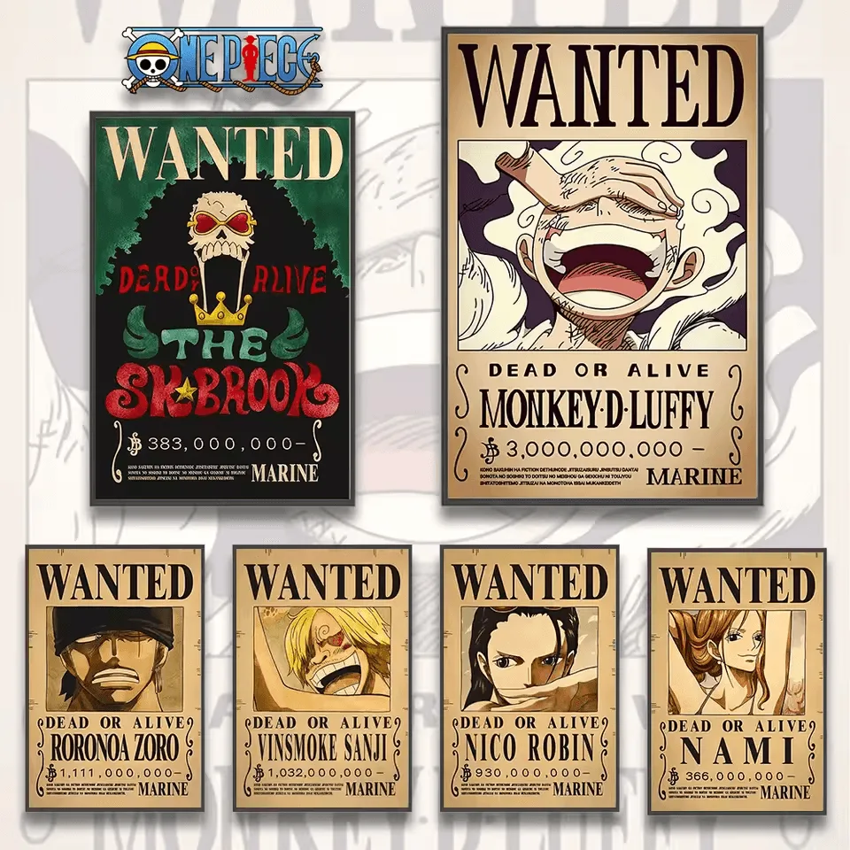 One Piece Wanted Poster