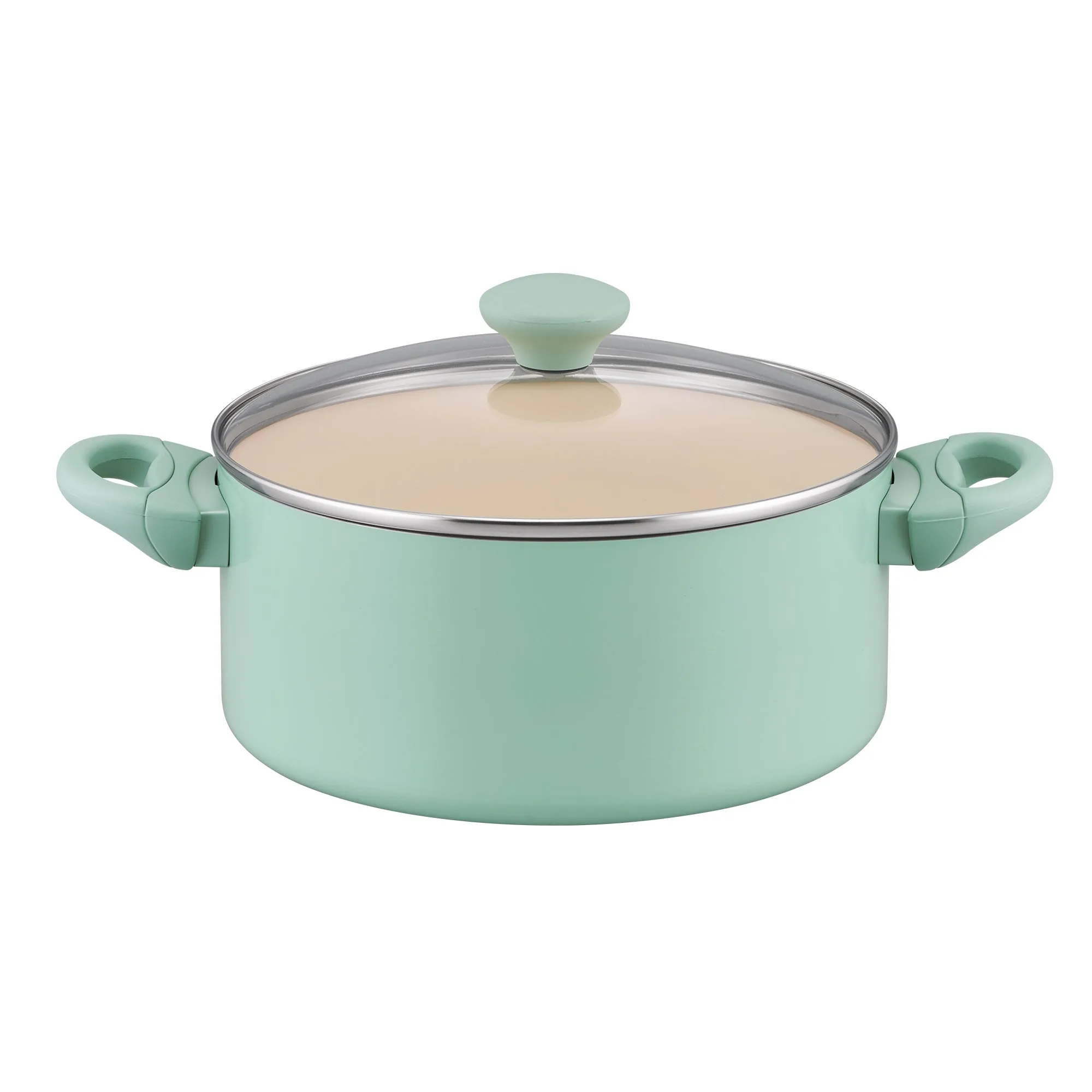 RACO SmartStart Ceramic Nonstick Induction Covered Stockpot 24CM/5.2L Lichen