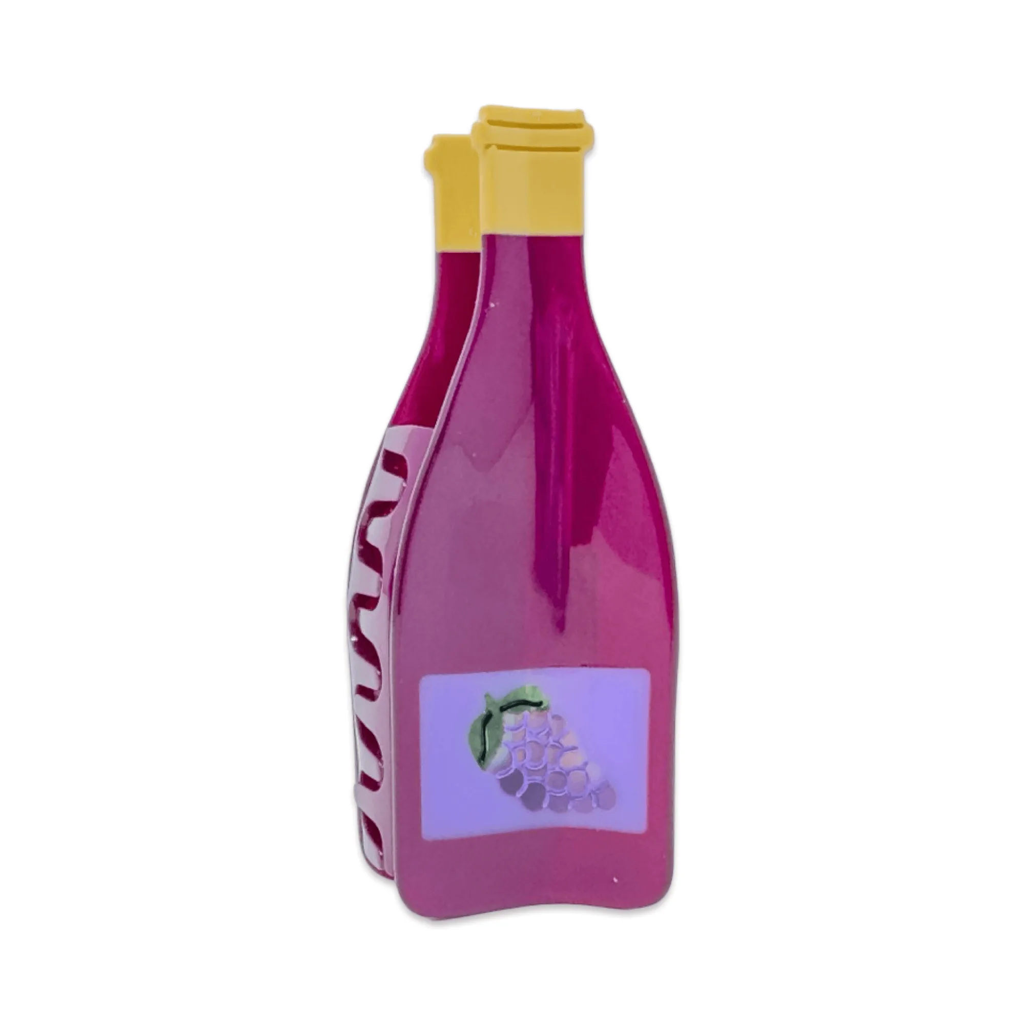 約會日大紅酒瓶造型頭髮夾的搭配技巧