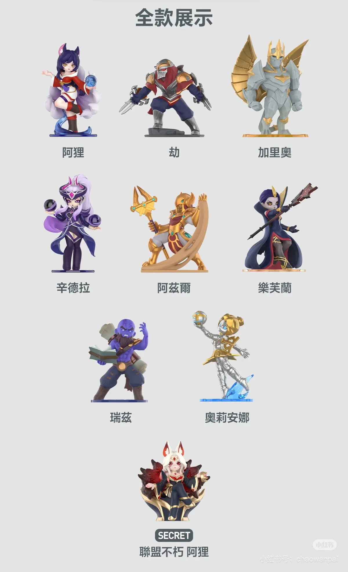 07488 League of Legends Midlane Icons Figurka Blind Box (Náhodný 1 ks)