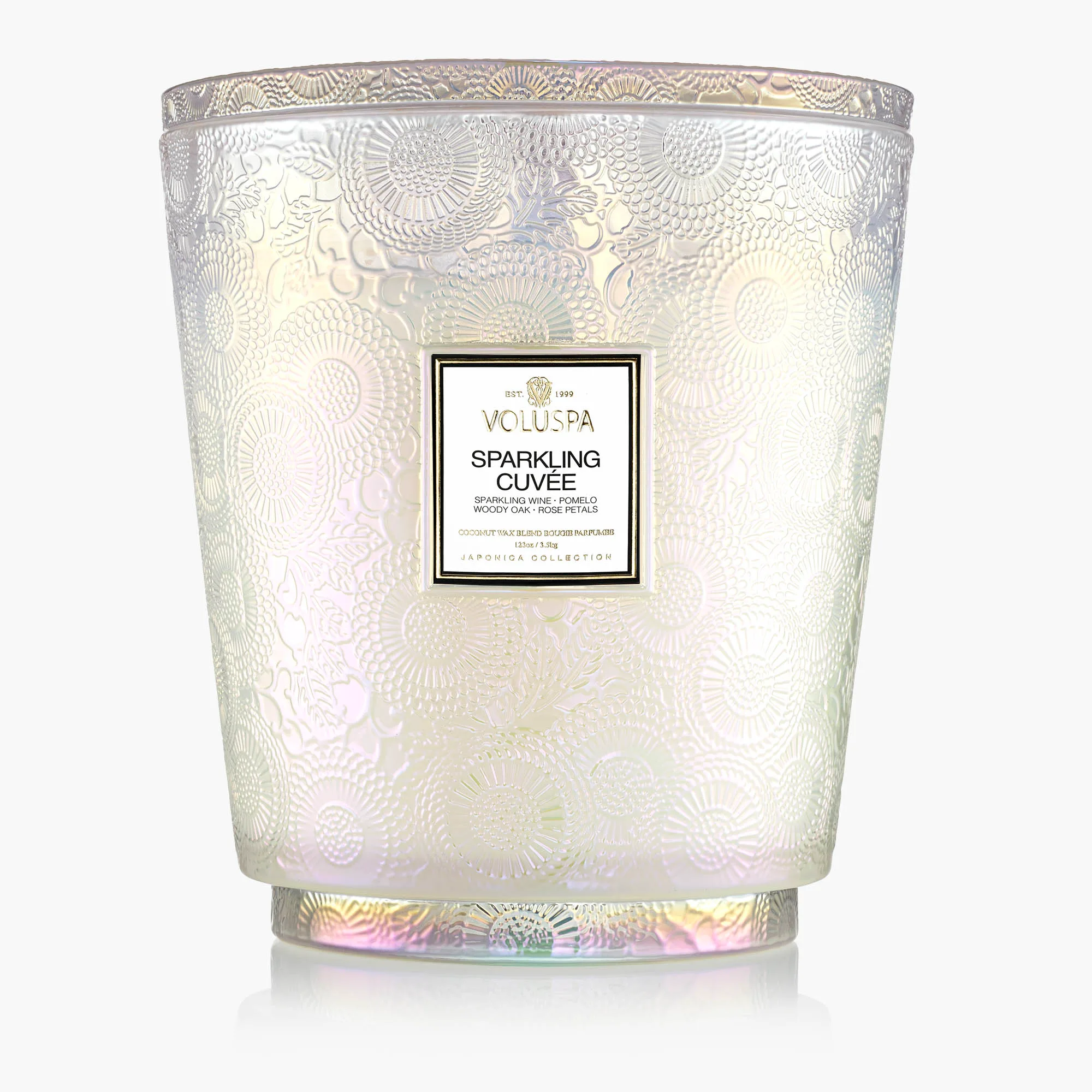 Sparkling Cuvée 5-Wick Hearth Candle: Scent Throw & Burn