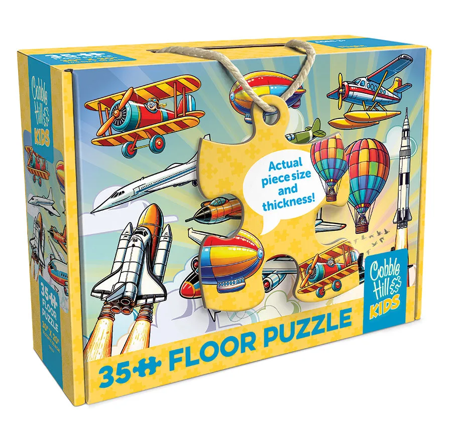 Hoe los je een 35-delige vloerpuzzel zoals Flight op met kinderen