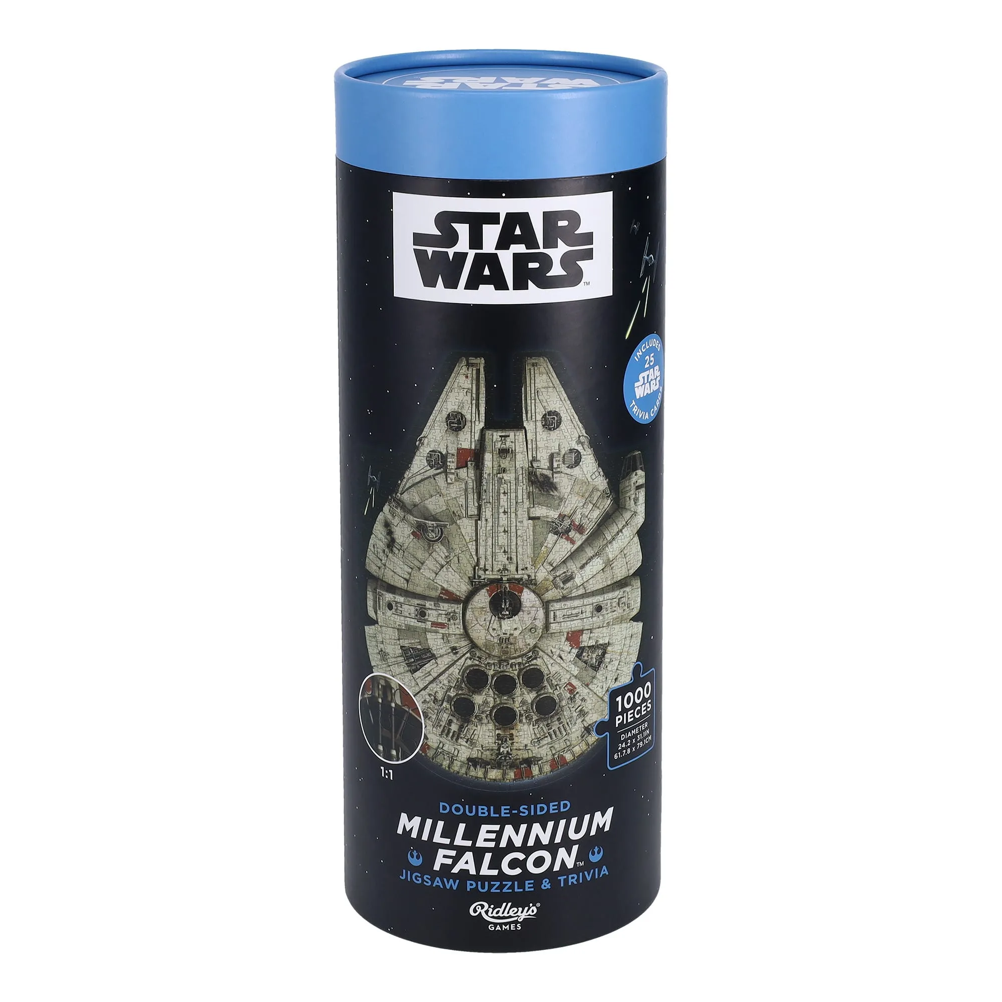 Puzzle y trivia del Halcón Milenario de Star Wars