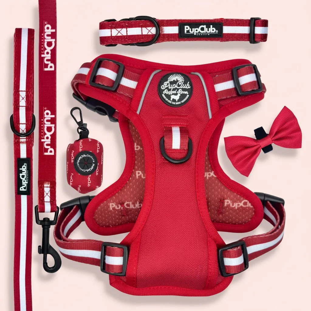 Rugged Rover Harness Bundle - Berry Red