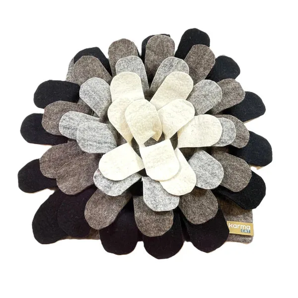 Tapis de jeu et tapis de flair en fleur de laine pour chien ou chat