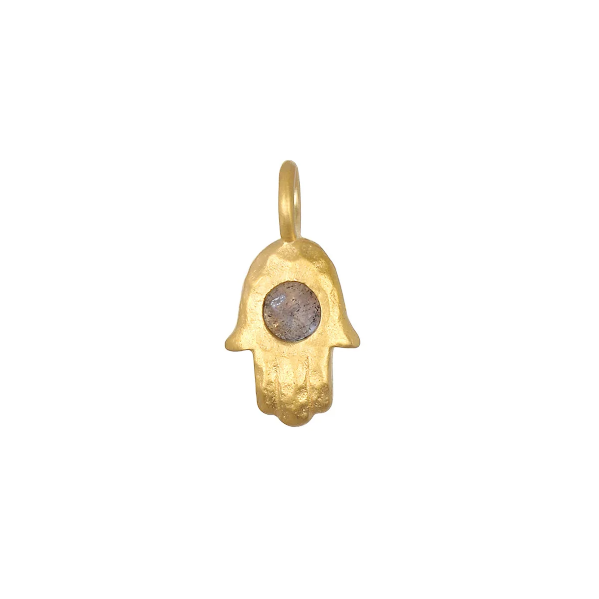 Colgante de labradorita hamsa