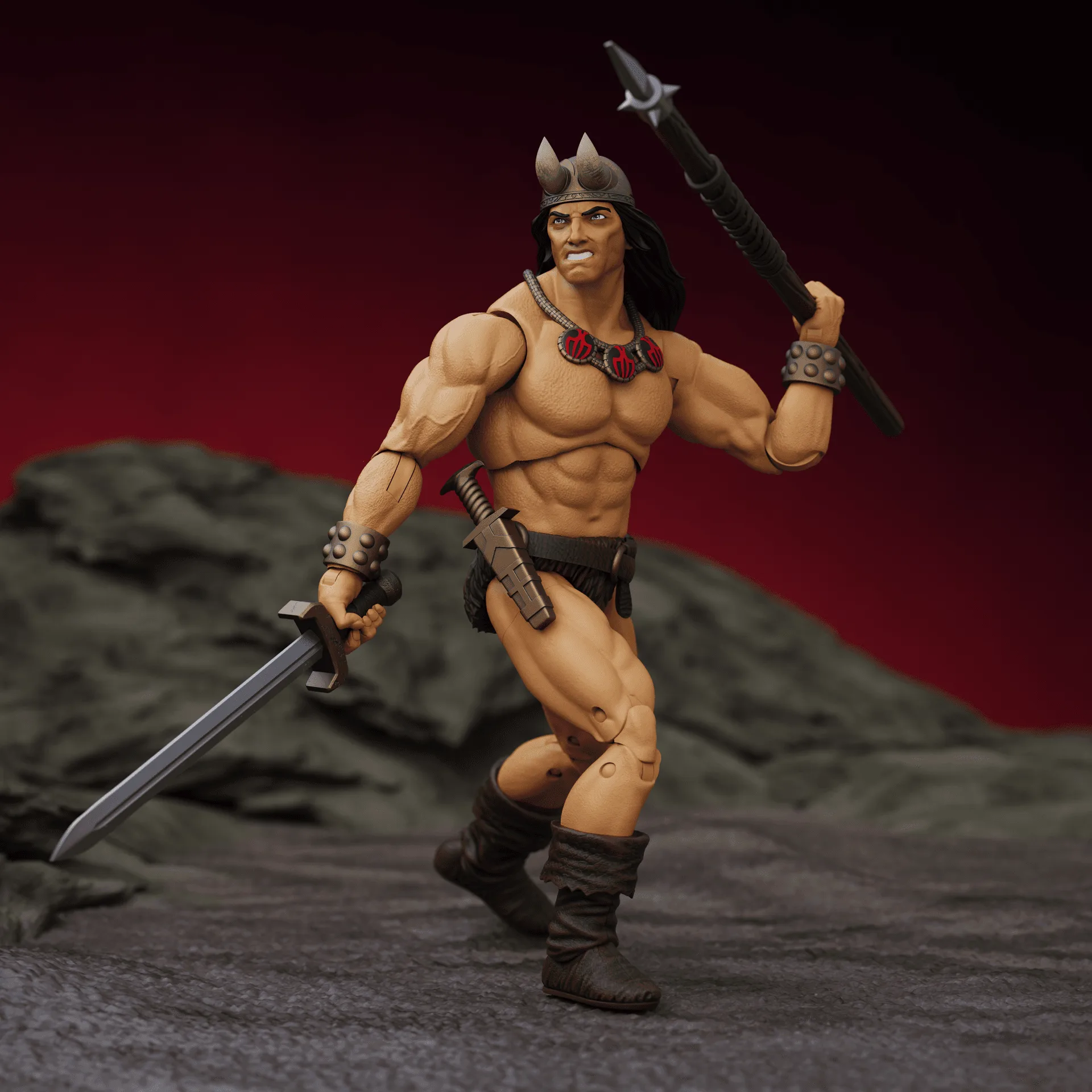 Conan the Barbarian 1:18 Scale Hero H.A.C.K.S. Action Figure