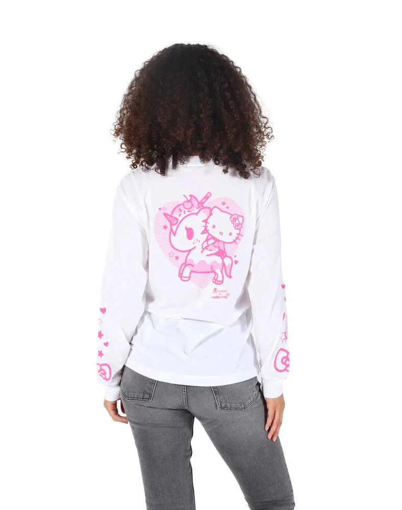 Cómo combinar la camiseta tokidoki Hello Cherry de manga larga