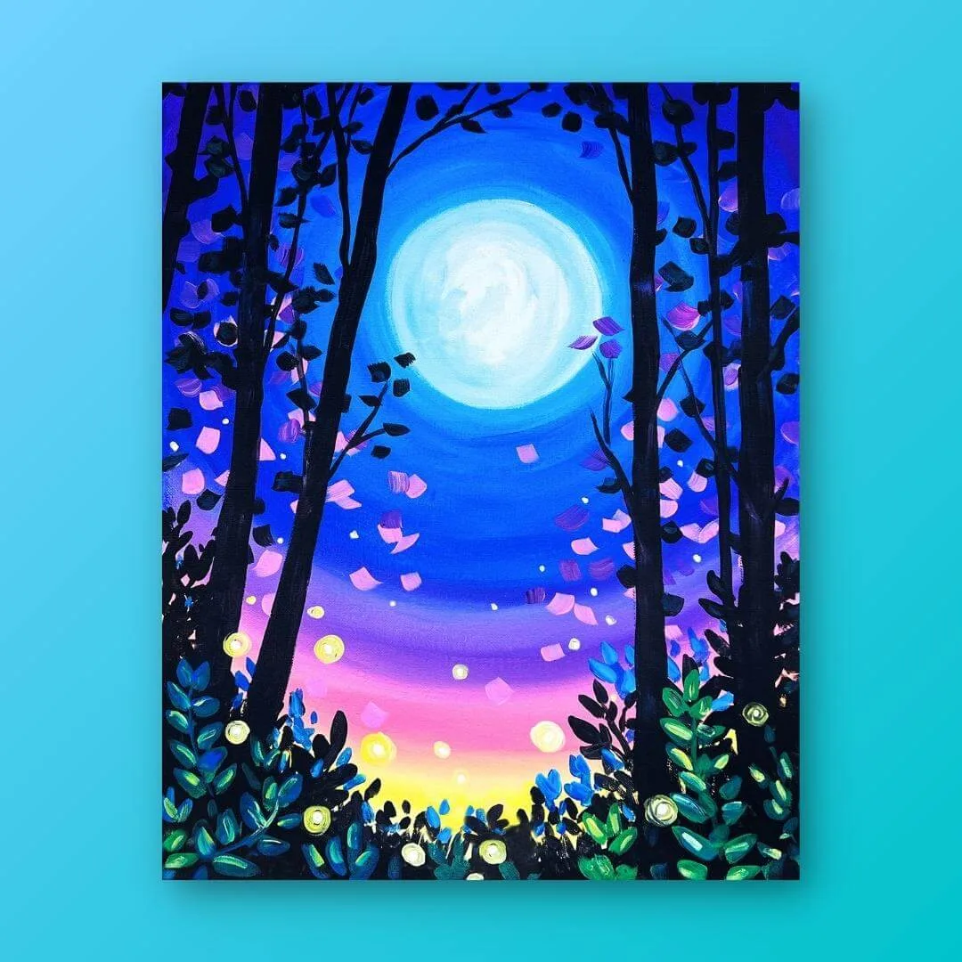 Enchanted Evening Painting Kit: Paint a Dreamy Night Scene