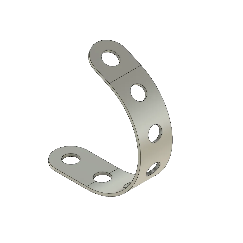 Flat bar 7-hole bent