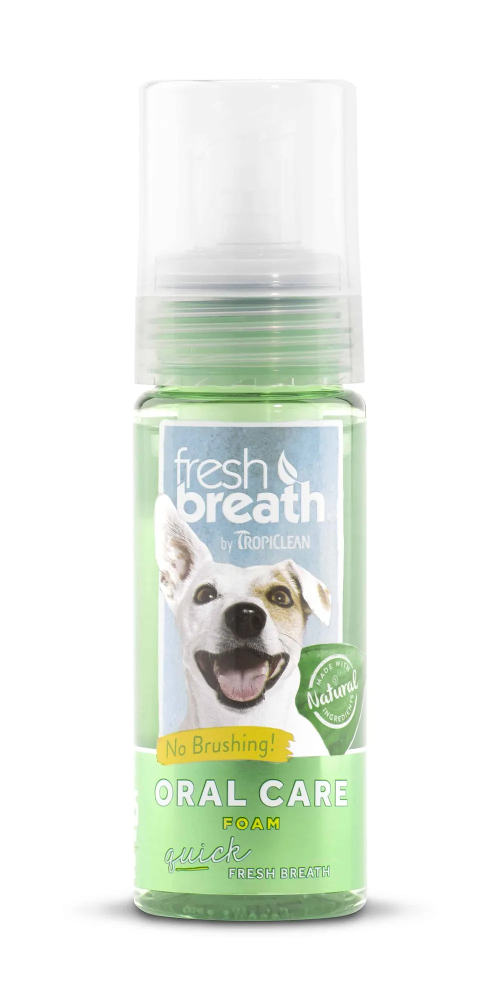 Tropiclean Instant Mint Foam Teeth Cleaner 4.5 oz