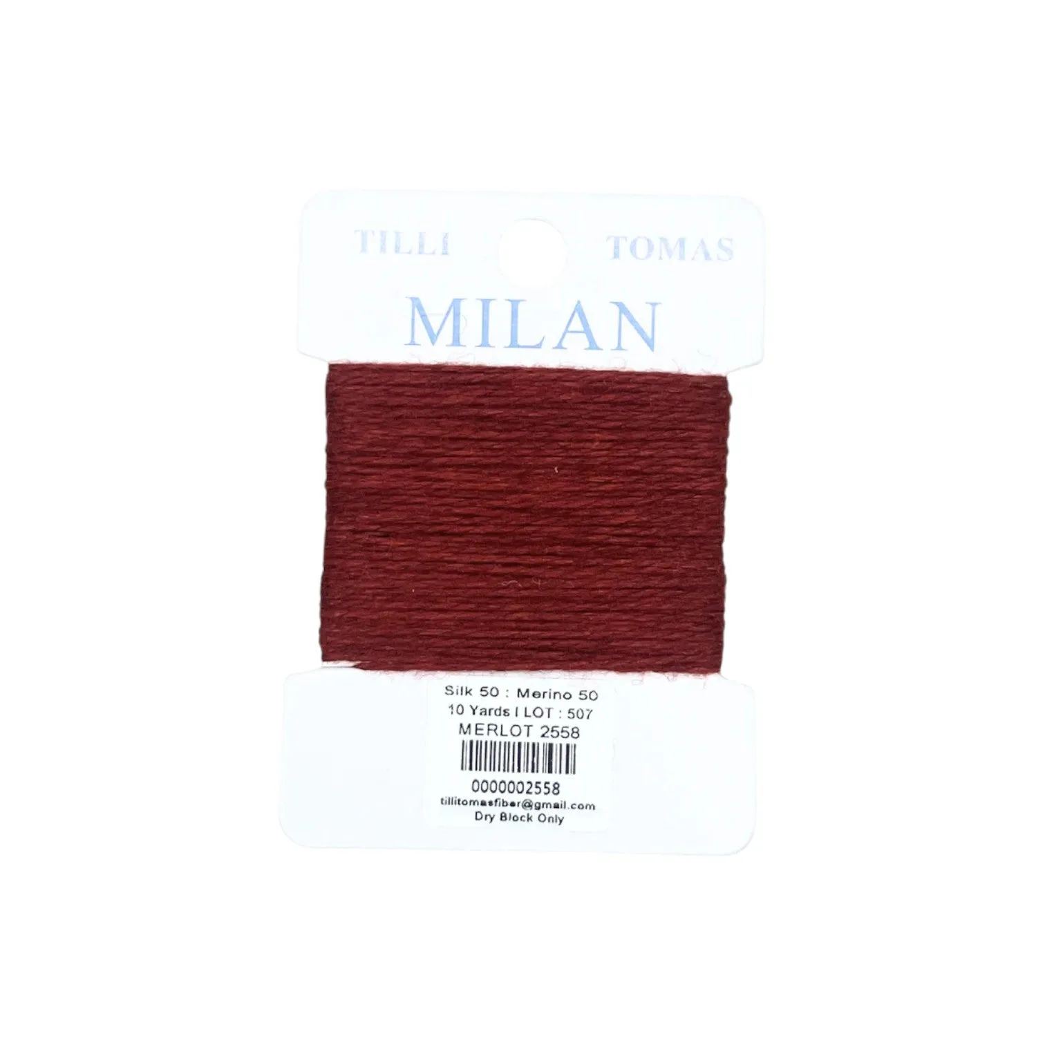 Milan Card - Merlot 2558