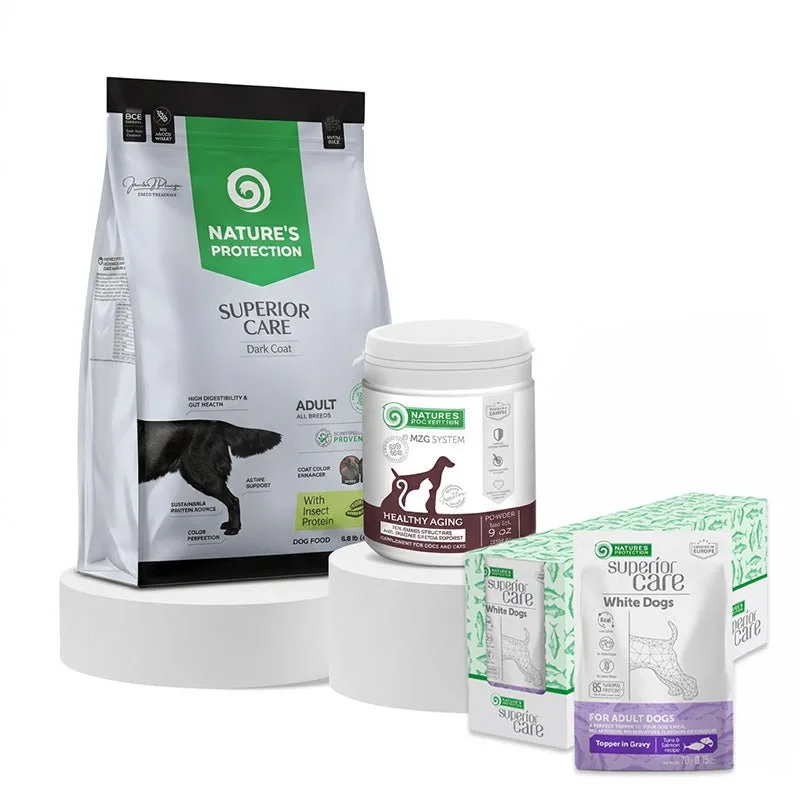 Dark Coat All Life Stages Superior Wellness Bundle 8.8lbs
