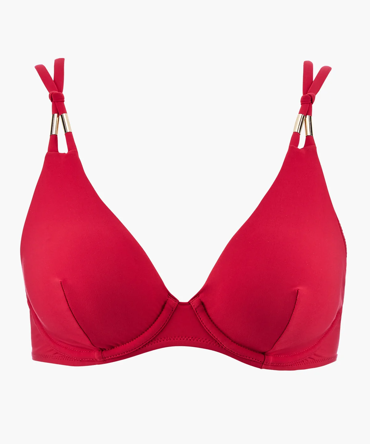Beach Escape Underwired triangle bra Hibiscus