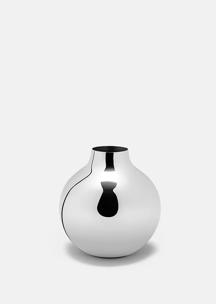 Vase Boule - Plaqué argent - Très petit