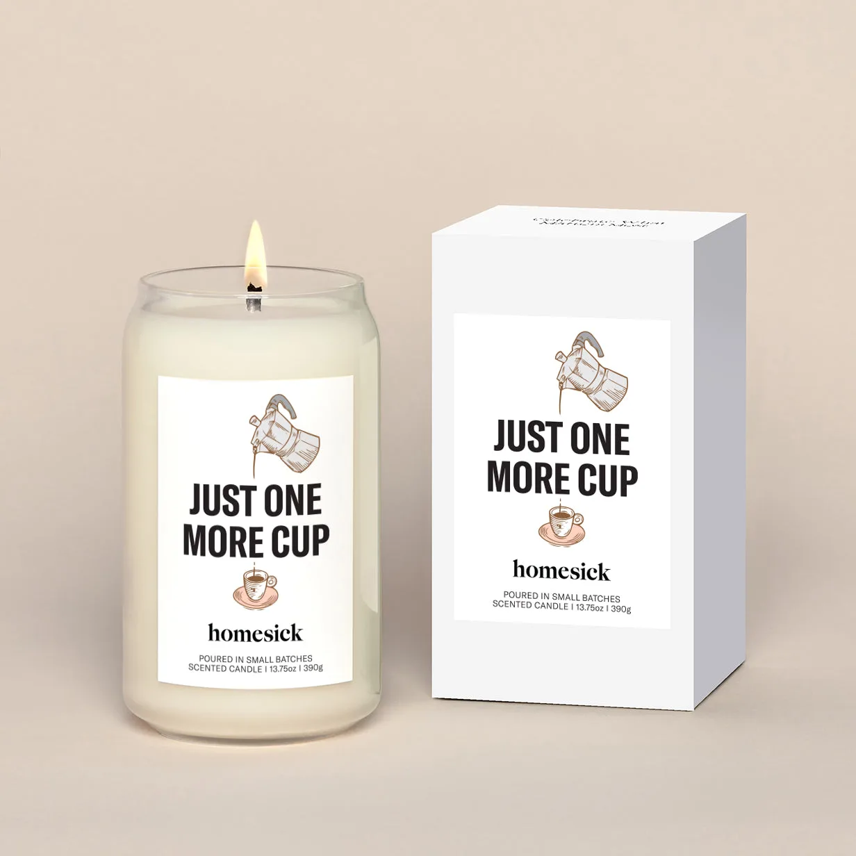 Just One More Cup Candle