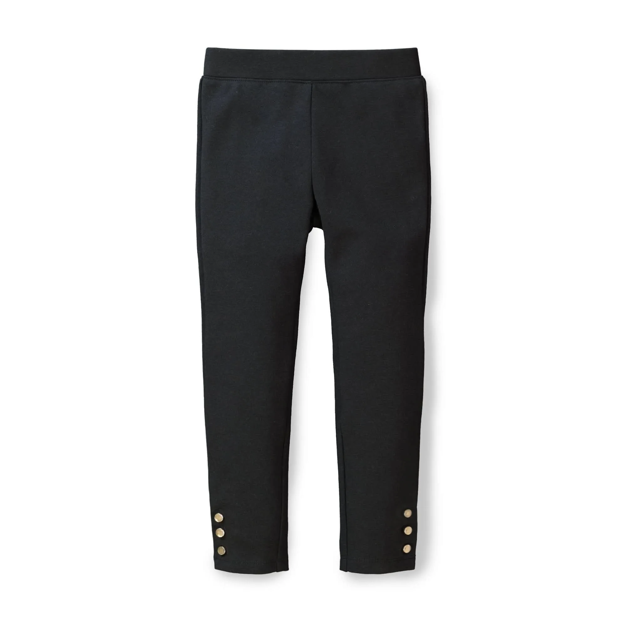 Button Cuff Ponte Pant - Baby