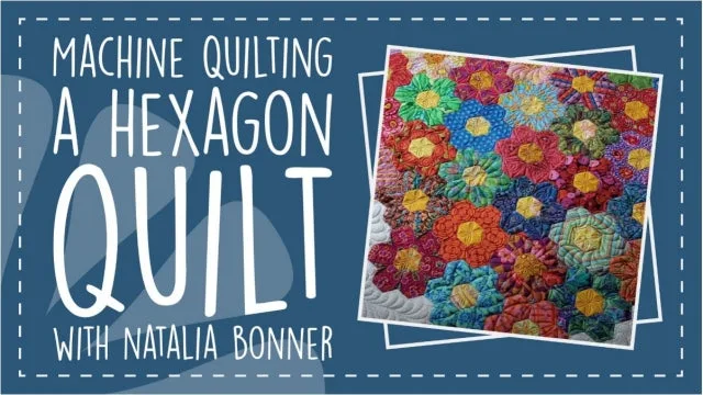 Matelasser un quilt hexagonal à la machine