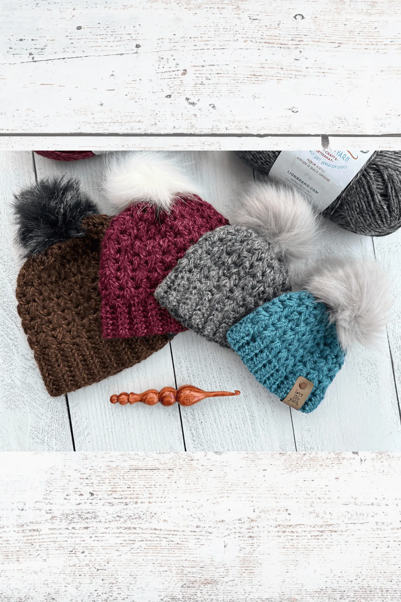 Feather Stitch Beanie (Crochet)