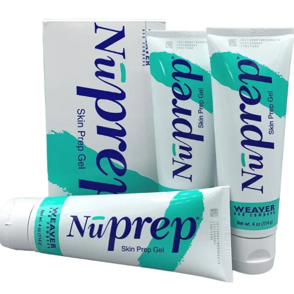 NuPrep Skin Prep Gel 4 oz, 3-Pack | Weaver 10-30
