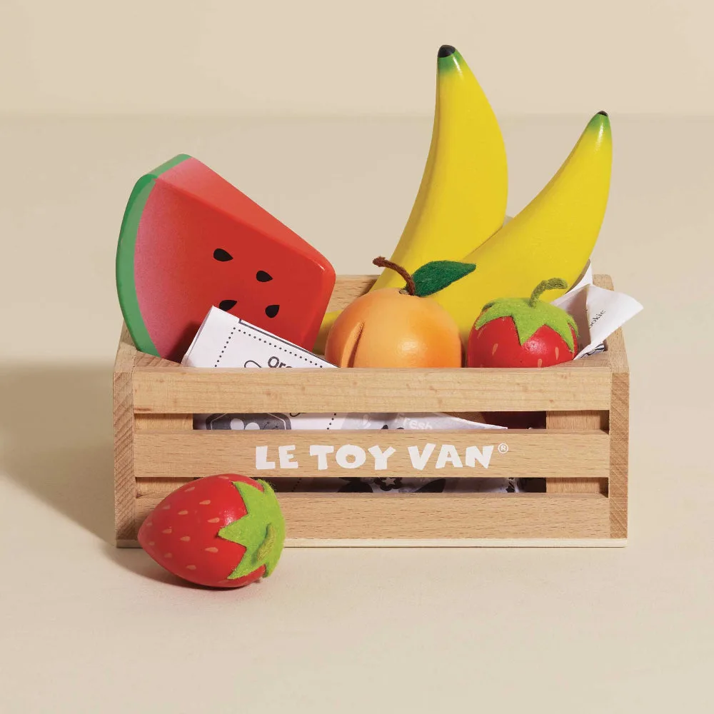 Le Toy Van | Drewniana skrzynka owoców do smoothie z targu