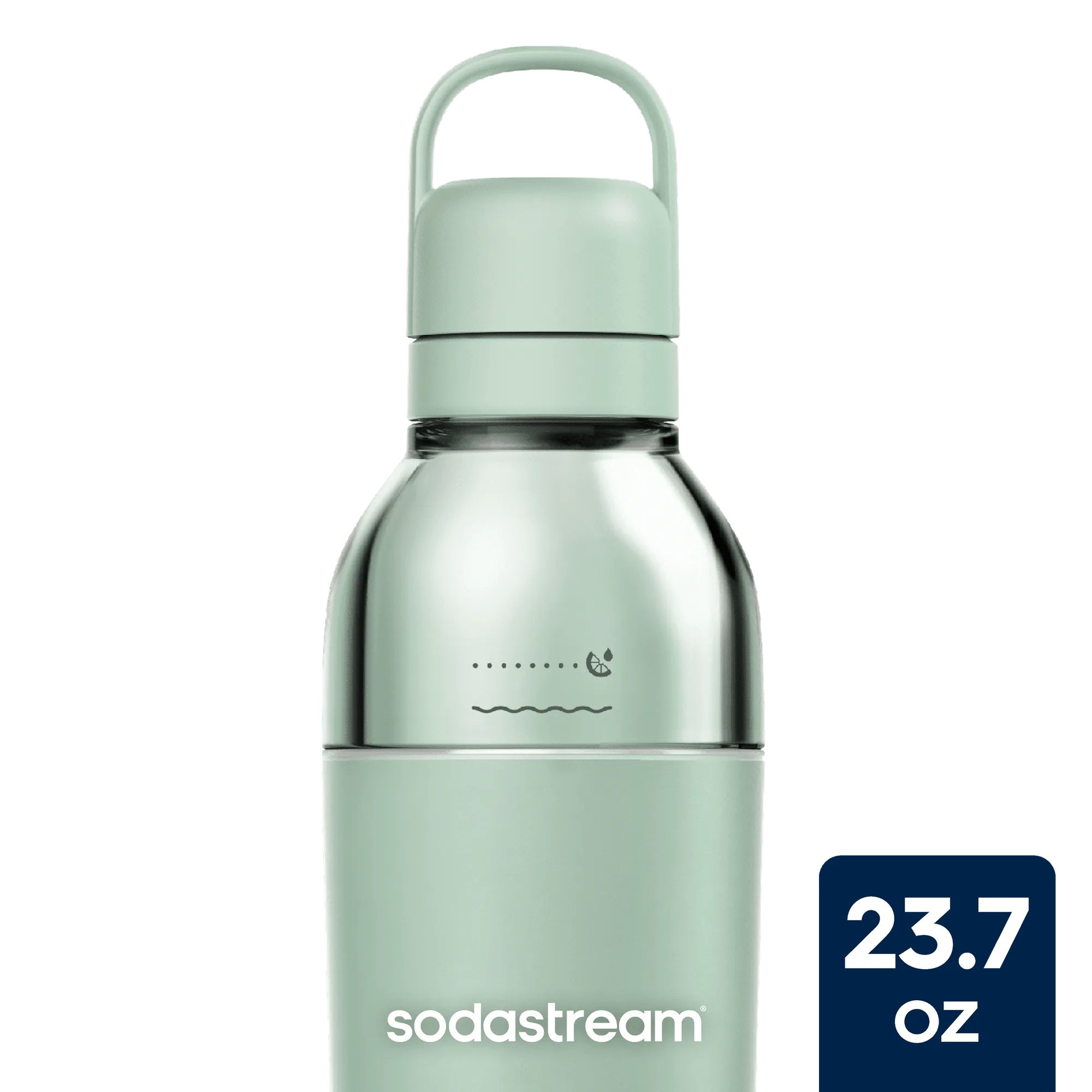 زجاجة Sodastream Fizz & GoTM Easy Mix المصنوعة من الفولاذ المقاوم للصدأ والمحافظة على الحرارة بالنعناع 23.7 أونصة