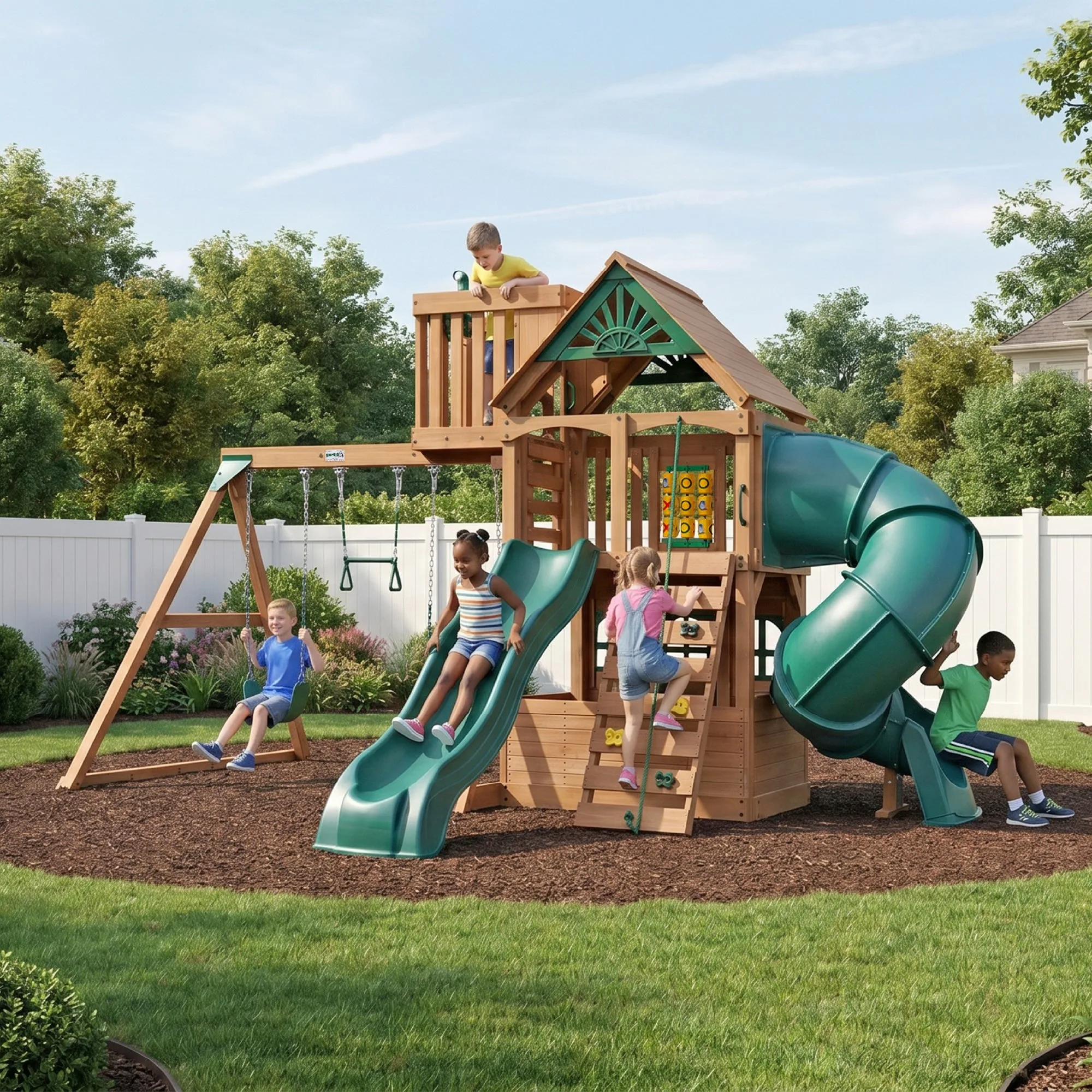 Columpio de aventura alpina