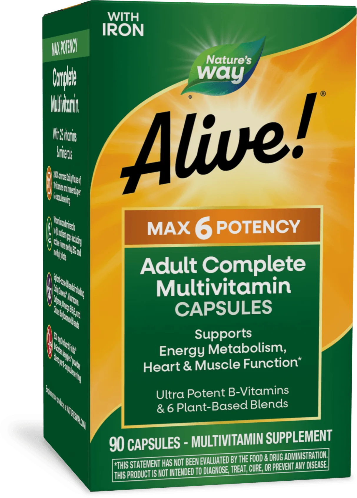 Alive!® Max6 Potency Adult Complete Multivitamin