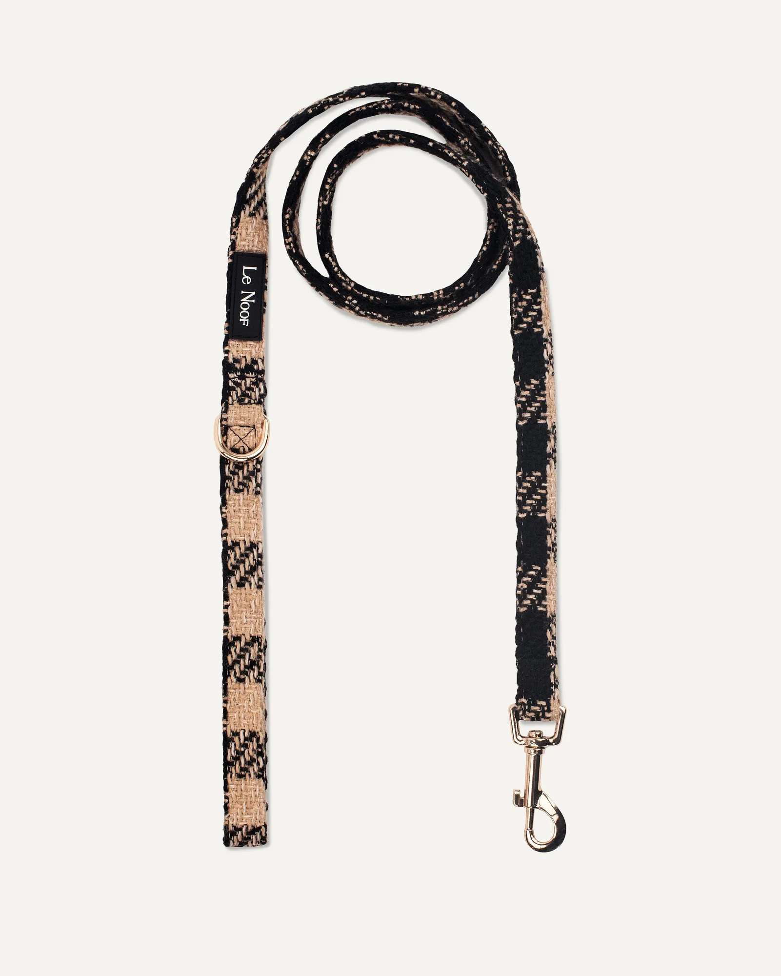 Brown Checkered Dog Leash