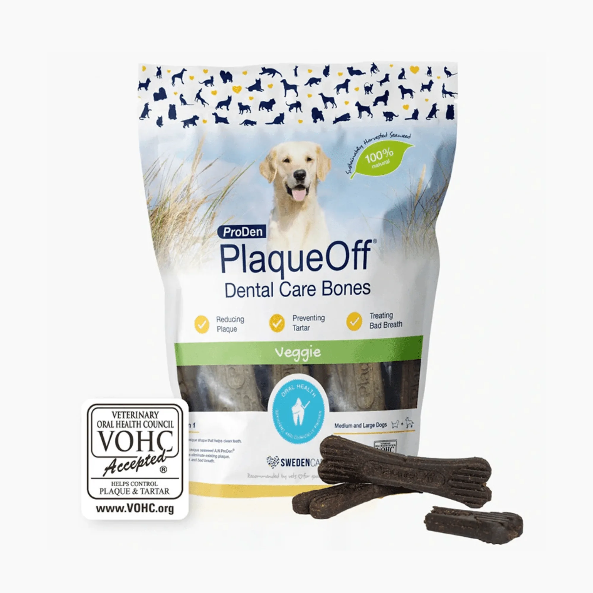 ProDen PlaqueOff® Dental Care Bones – Vegetable Fusion