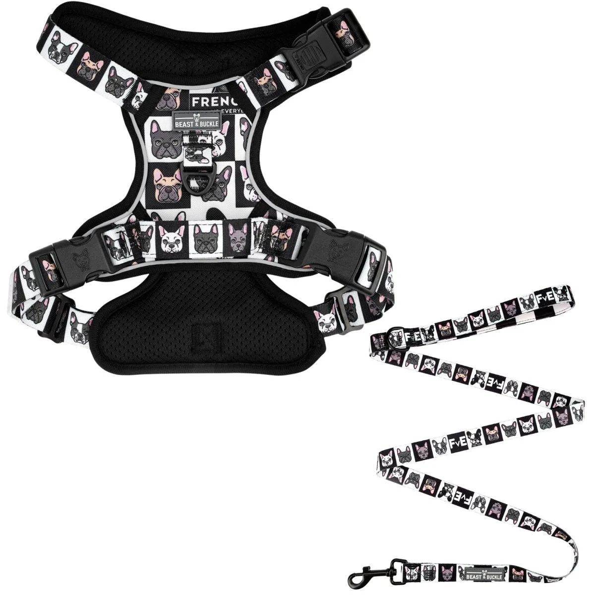 Pack Frenchies vs Everybody No Pull Harness: O que está incluído