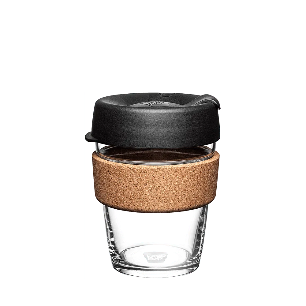 Brew Cork Glass Cup