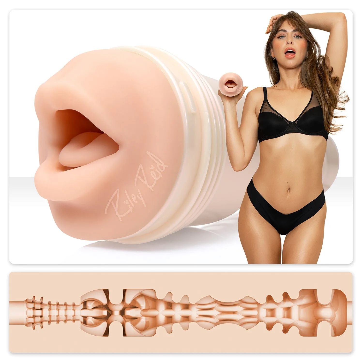 Průvodce nastavením Fleshlight Riley Reid Insomnia Stroker: Dráždivá ústa