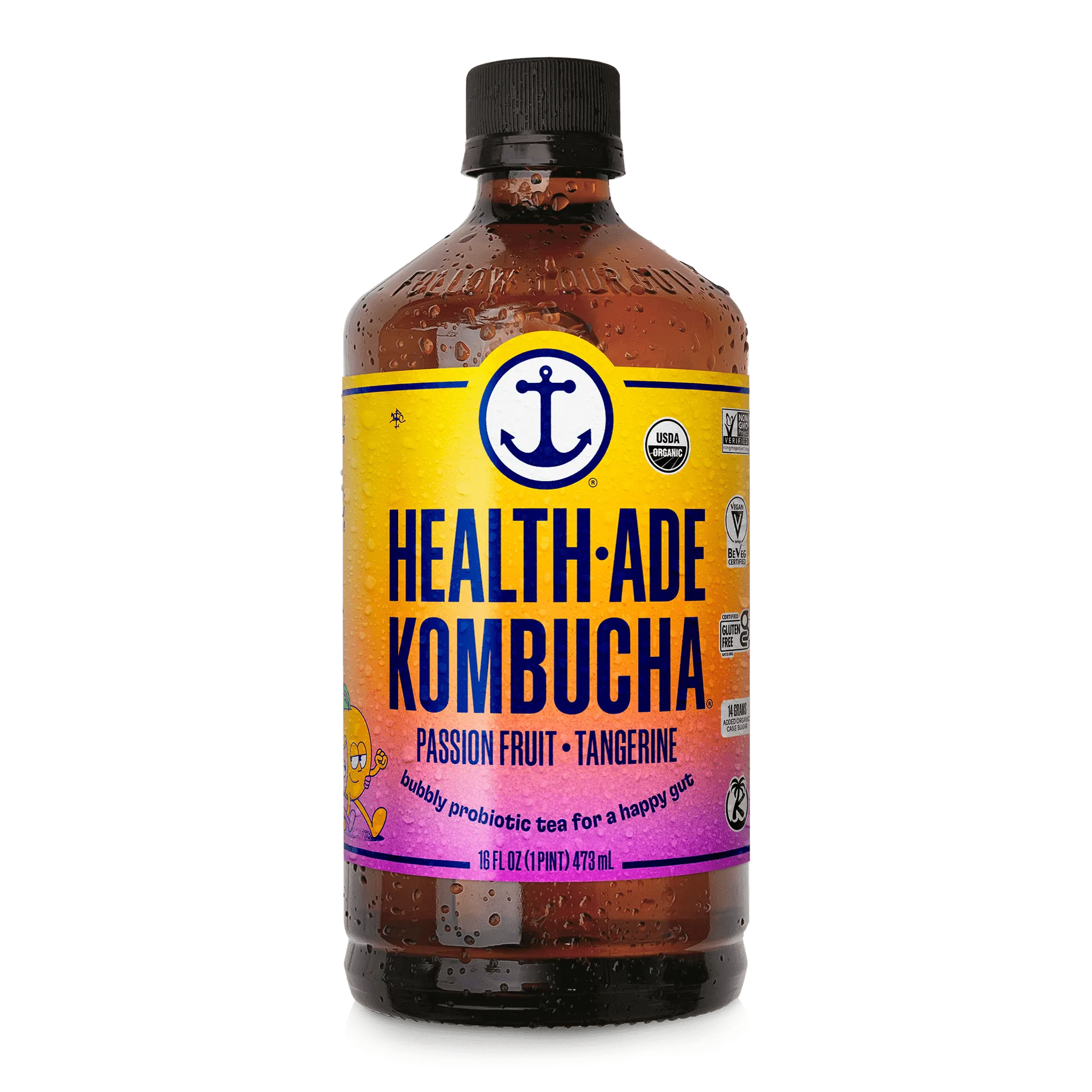 Passion Fruit-Tangerine Kombucha
